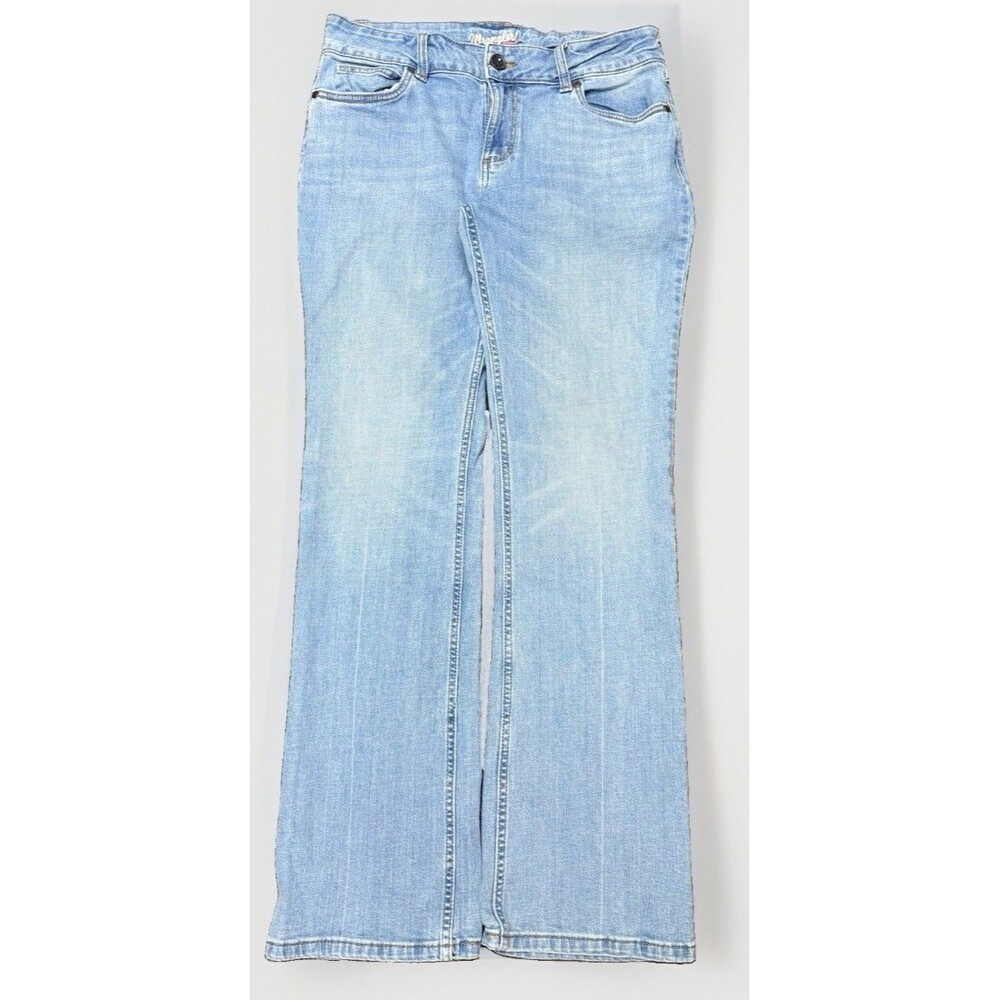 Wrangler Women's Mid Rise Straight Jeans Western Denim Size 31 Cowboy